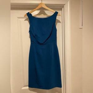 Black halo cocktail dress